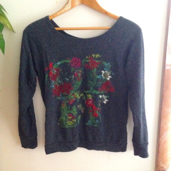 Obey Floral Sweatshirt - Picture 1 of 5